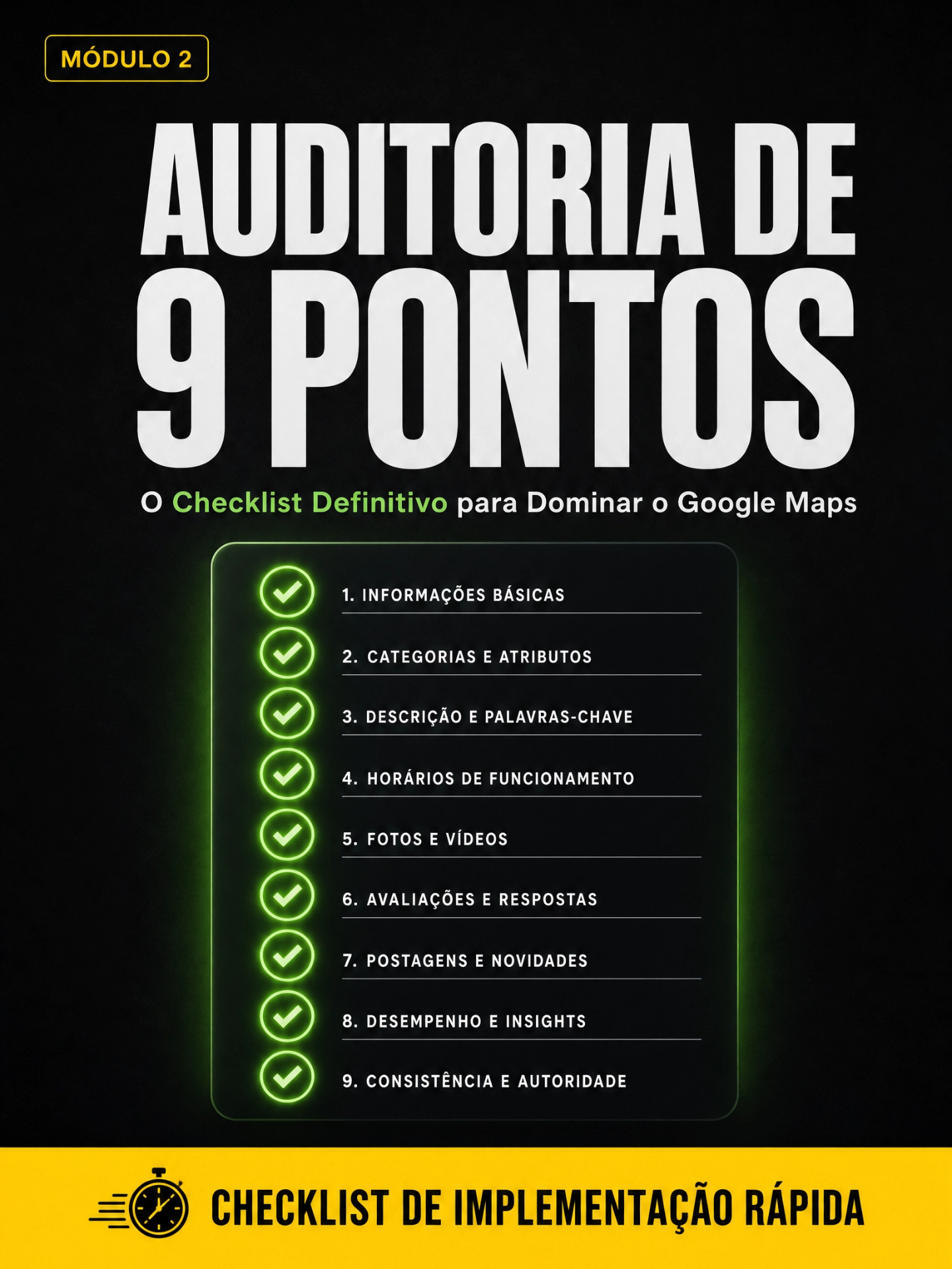 Módulo 2 — Auditoria Rápida